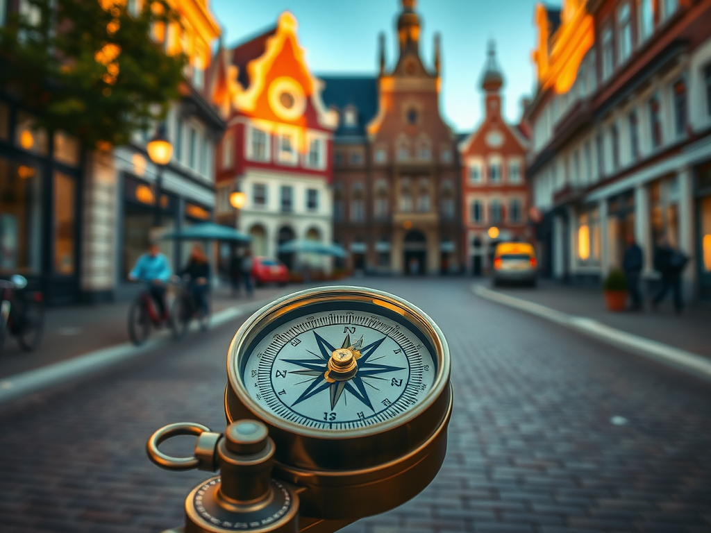 Distorted image of a man running from above